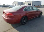 2015 Volkswagen Passat S Burgundy vin: 1VWAT7A36FC094192