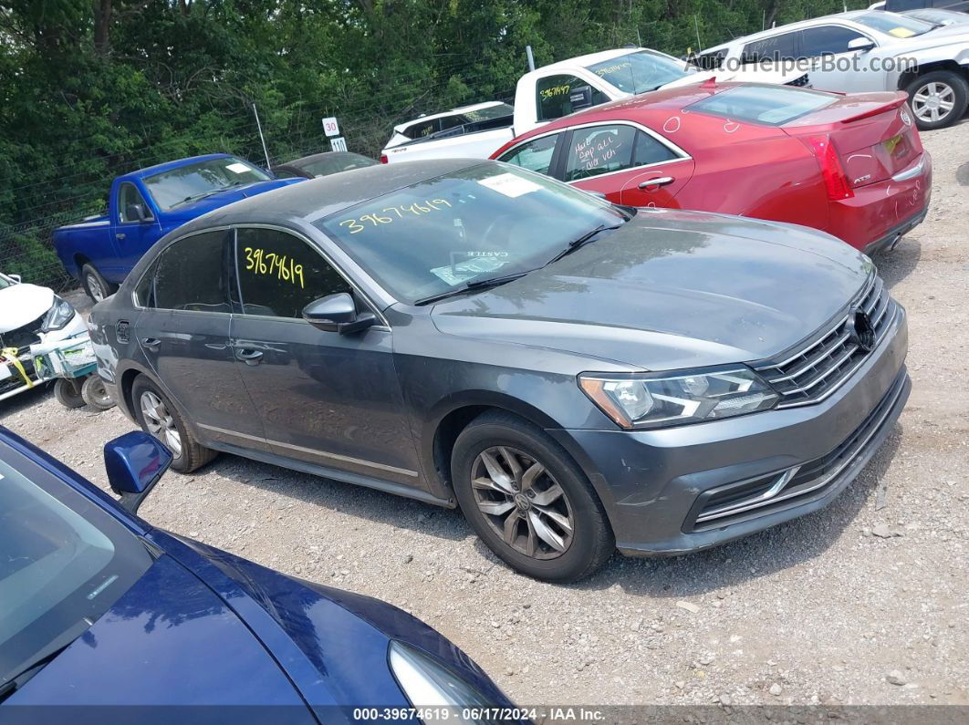 2016 Volkswagen Passat 1.8t S Gray vin: 1VWAT7A36GC007439