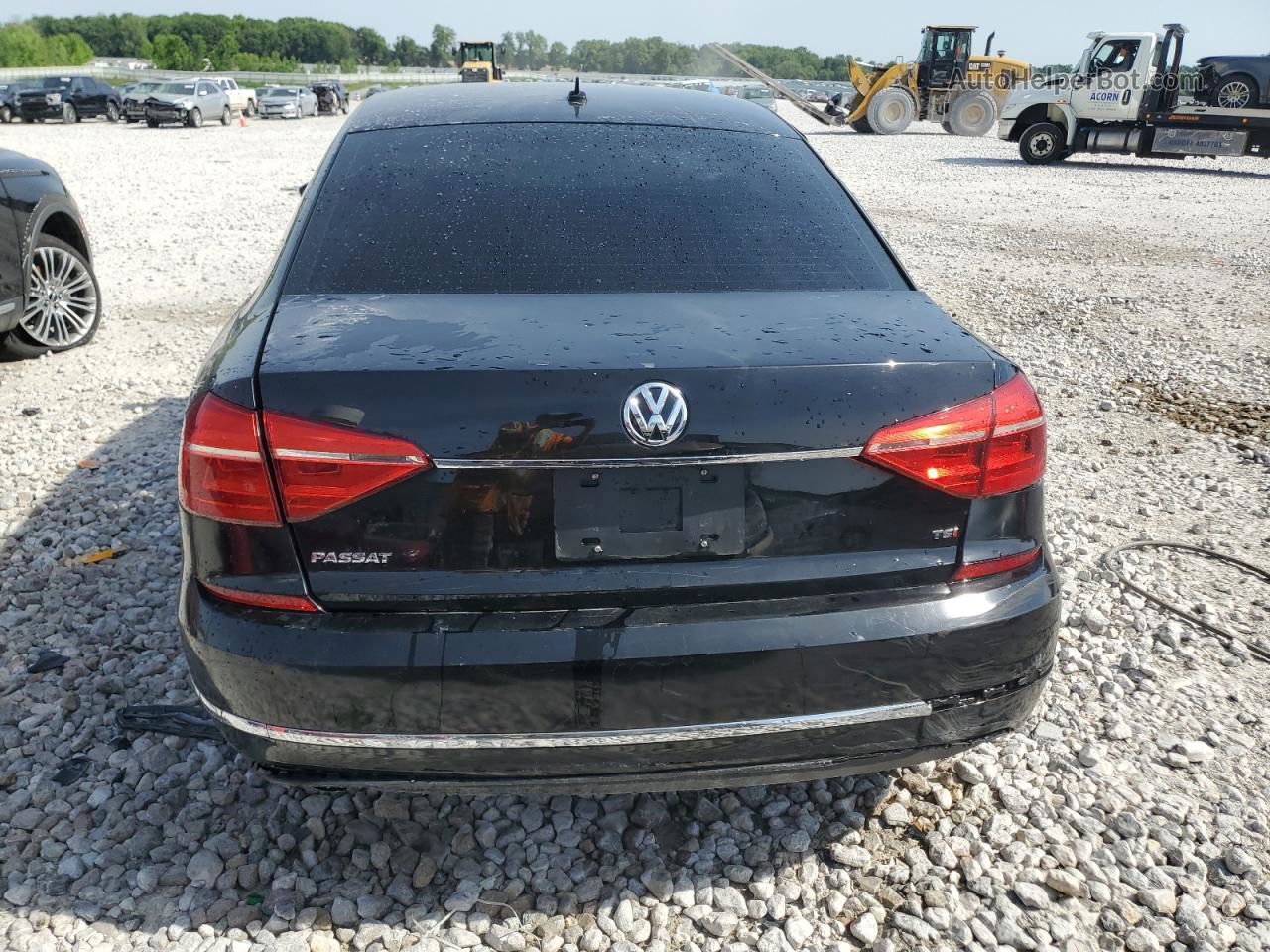 2016 Volkswagen Passat S Black vin: 1VWAT7A36GC007537