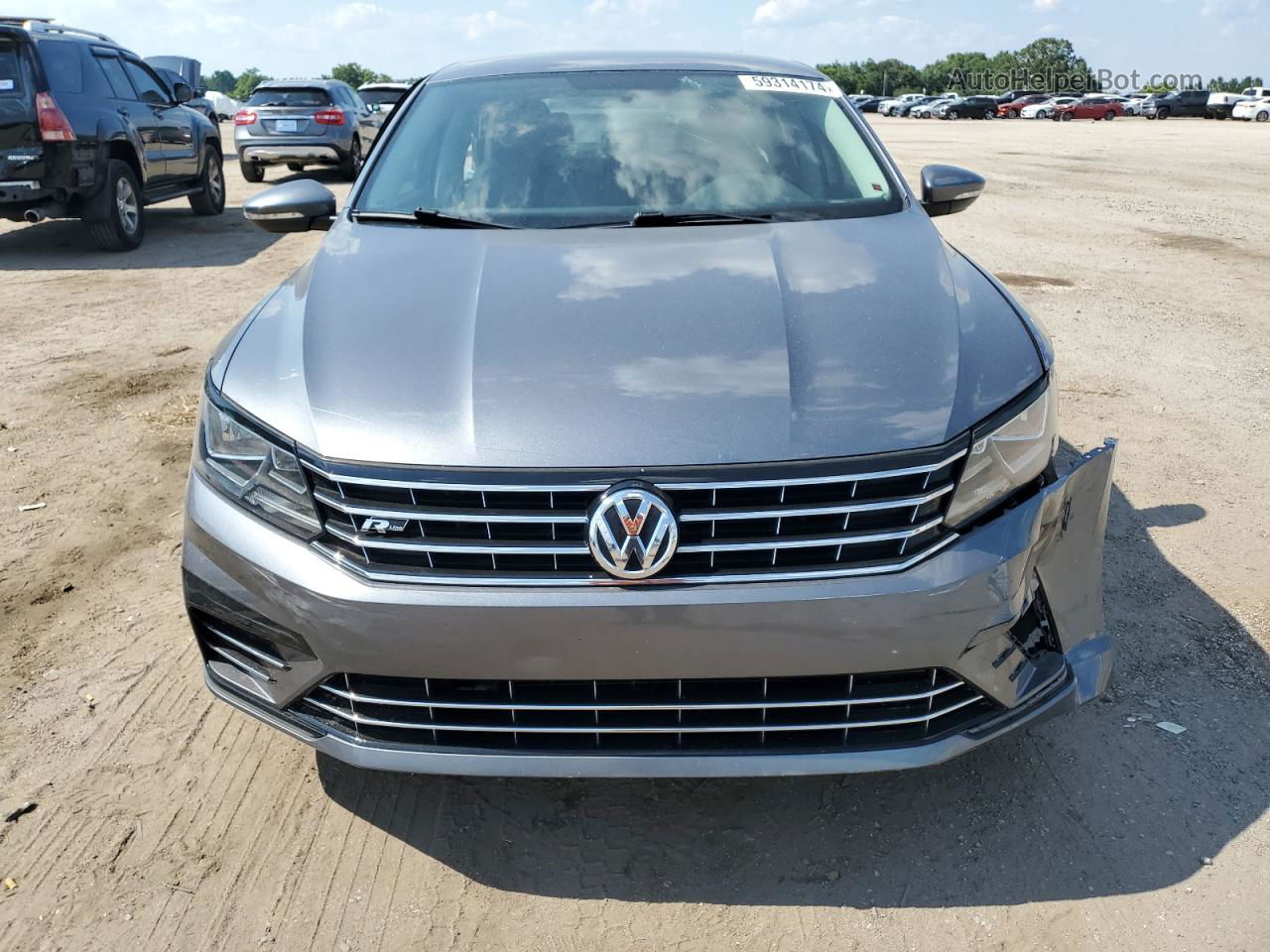 2016 Volkswagen Passat S Серый vin: 1VWAT7A36GC070184