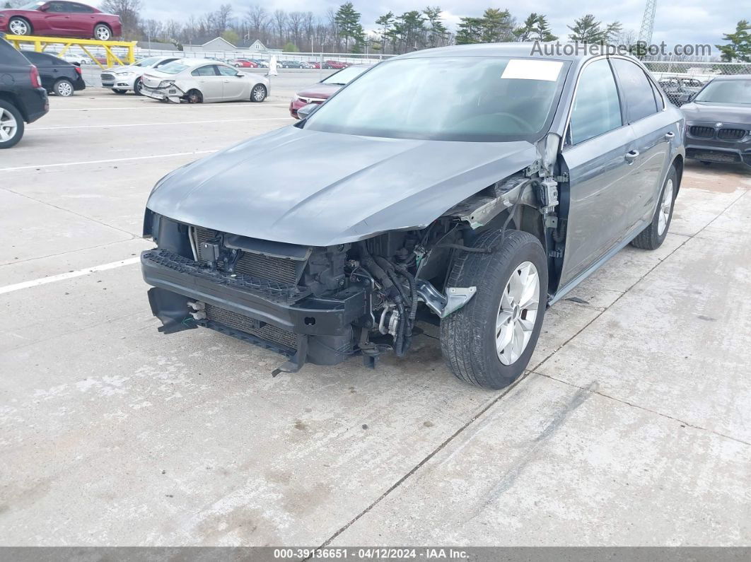 2017 Volkswagen Passat 1.8t S Gray vin: 1VWAT7A36HC026963