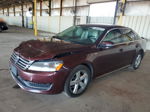 2014 Volkswagen Passat S Бордовый vin: 1VWAT7A37EC059904