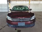 2014 Volkswagen Passat S Burgundy vin: 1VWAT7A37EC059904