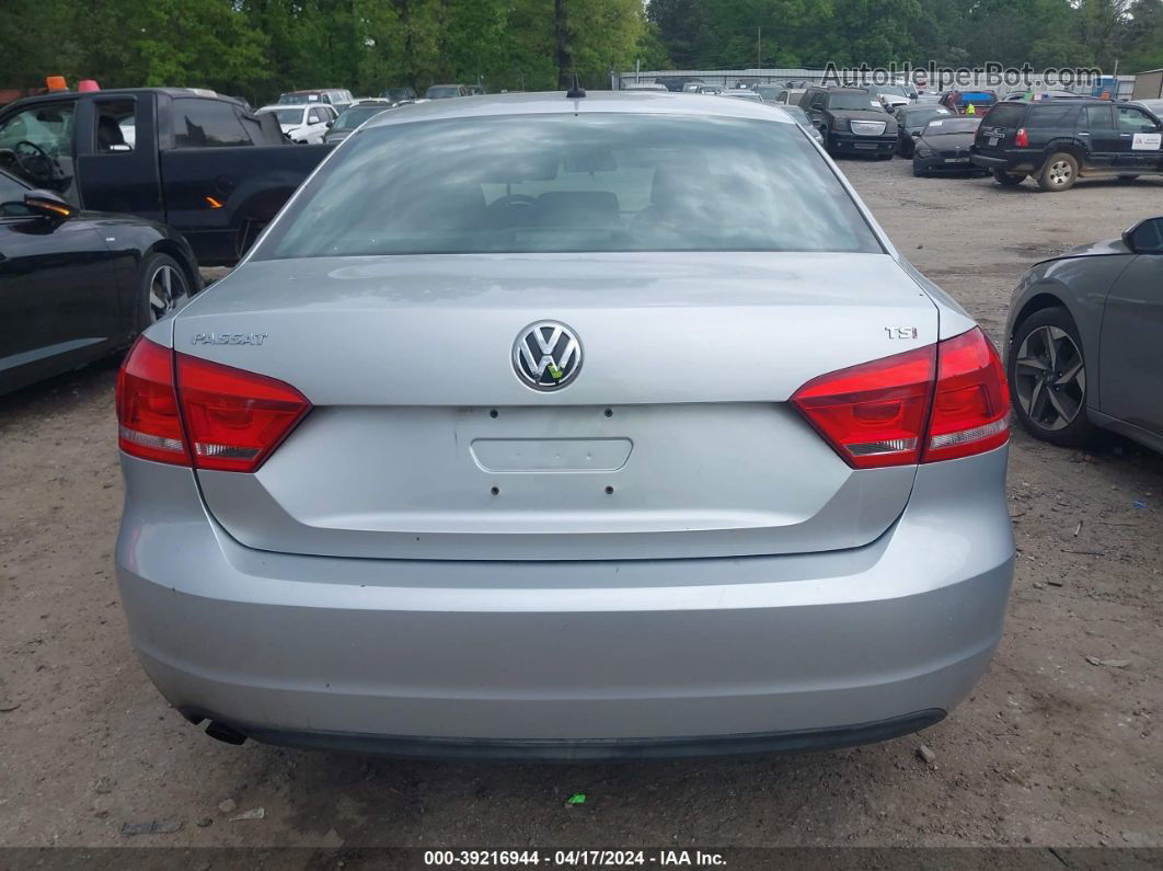 2015 Volkswagen Passat 1.8t S Серебряный vin: 1VWAT7A37FC008162