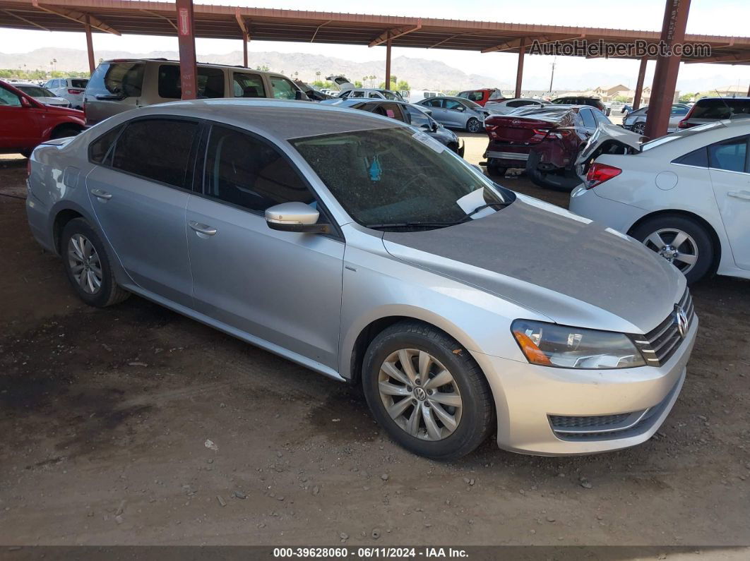 2015 Volkswagen Passat 1.8t Wolfsburg Edition Gray vin: 1VWAT7A37FC019212