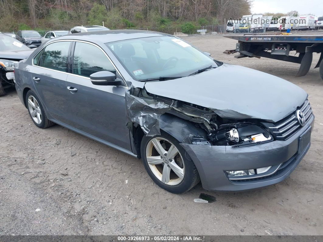 2015 Volkswagen Passat 1.8t Limited Edition Gray vin: 1VWAT7A37FC105460