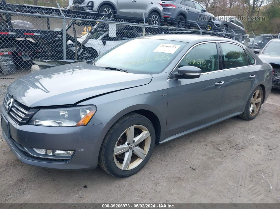 2015 Volkswagen Passat 1.8t Limited Edition Gray vin: 1VWAT7A37FC105460