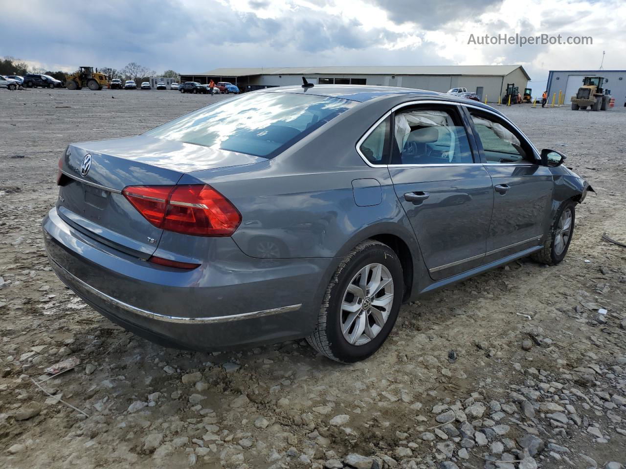 2016 Volkswagen Passat S Gray vin: 1VWAT7A37GC044614