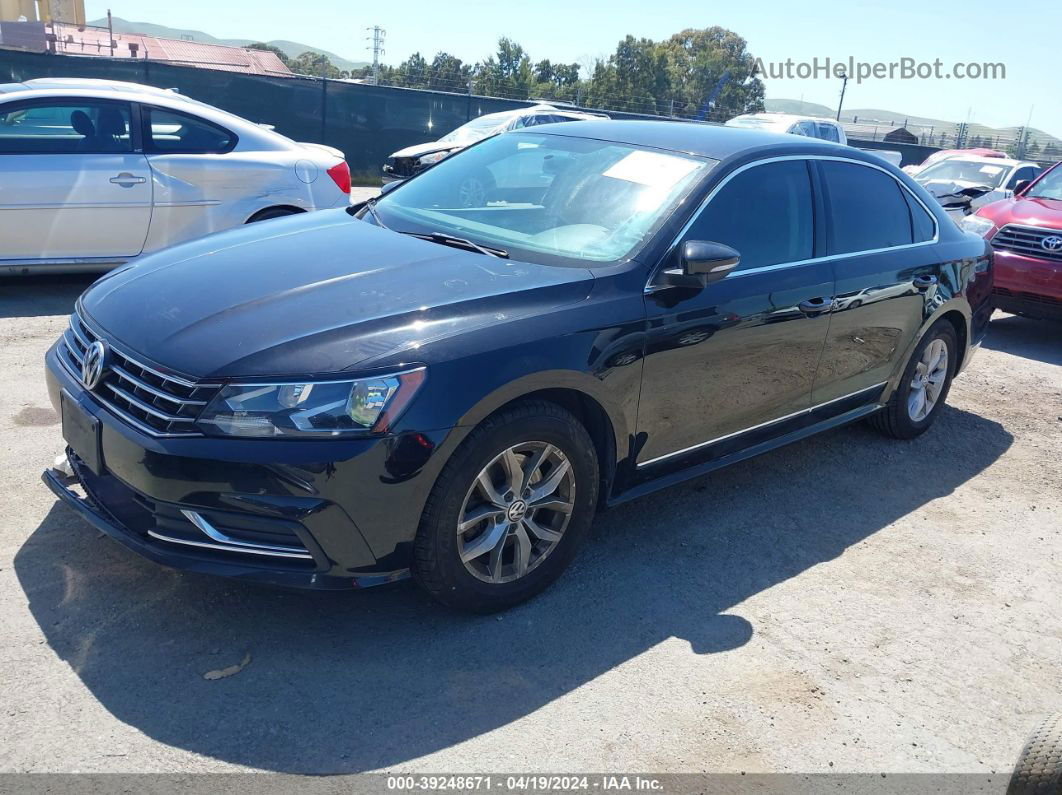 2016 Volkswagen Passat 1.8t S Черный vin: 1VWAT7A37GC046136