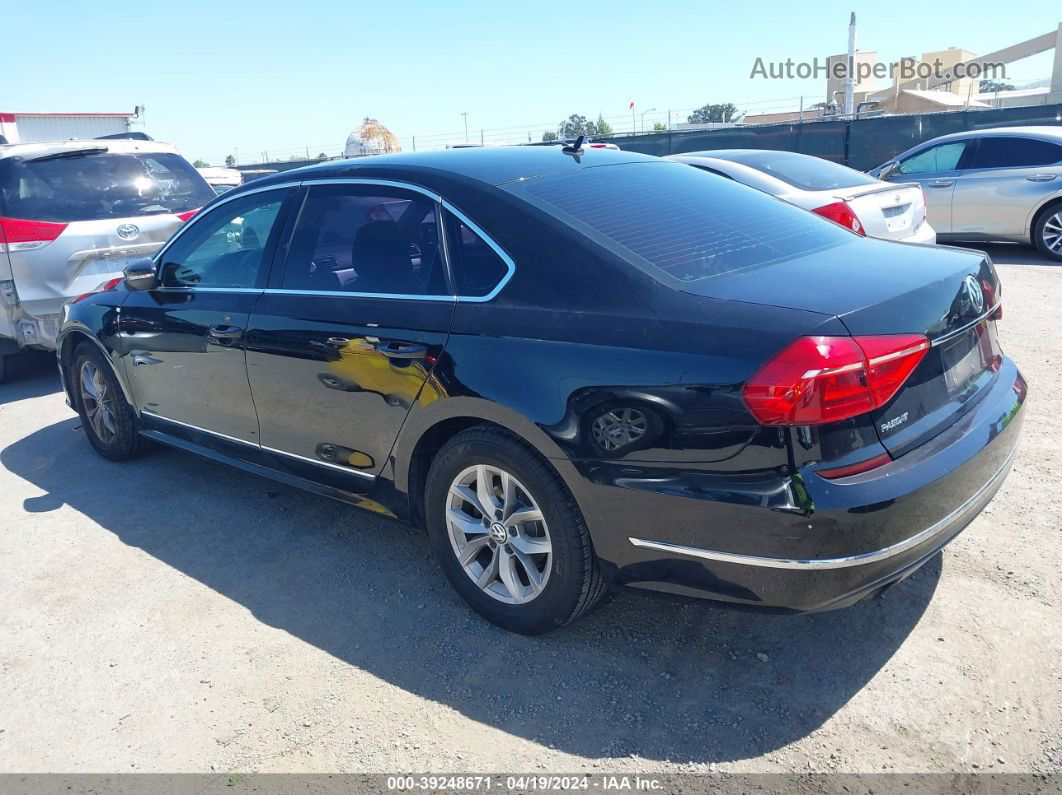 2016 Volkswagen Passat 1.8t S Черный vin: 1VWAT7A37GC046136