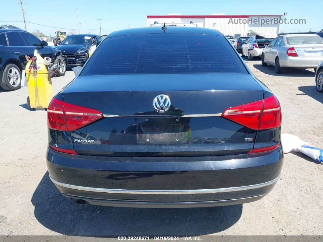 2016 Volkswagen Passat 1.8t S Черный vin: 1VWAT7A37GC046136