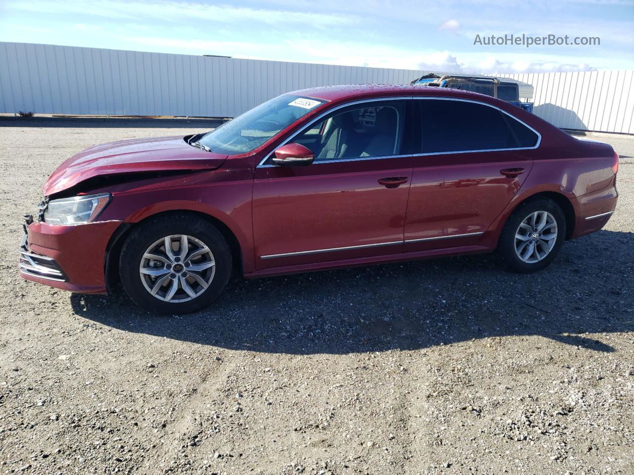 2016 Volkswagen Passat S Burgundy vin: 1VWAT7A37GC046475