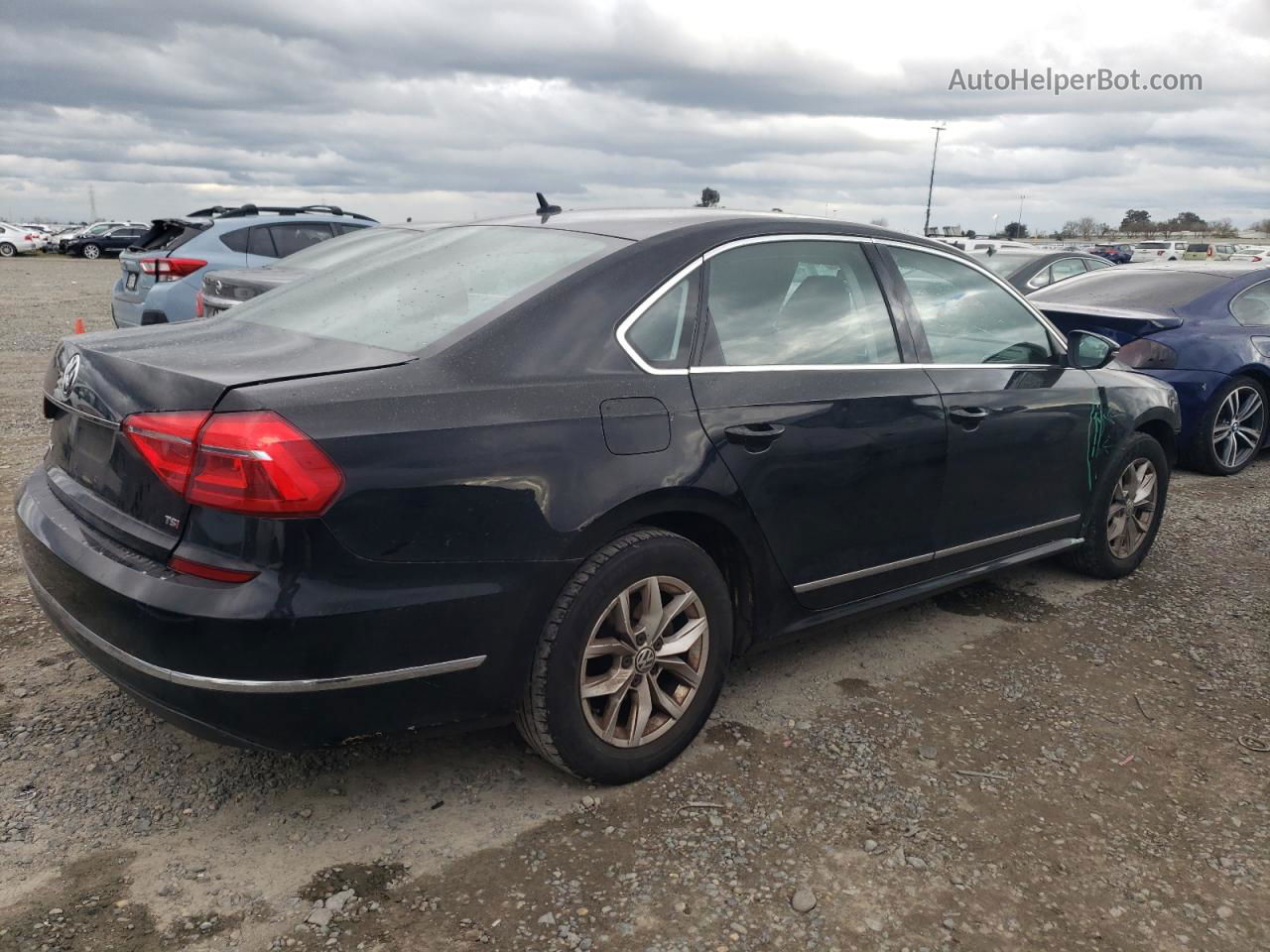 2016 Volkswagen Passat S Black vin: 1VWAT7A37GC050624