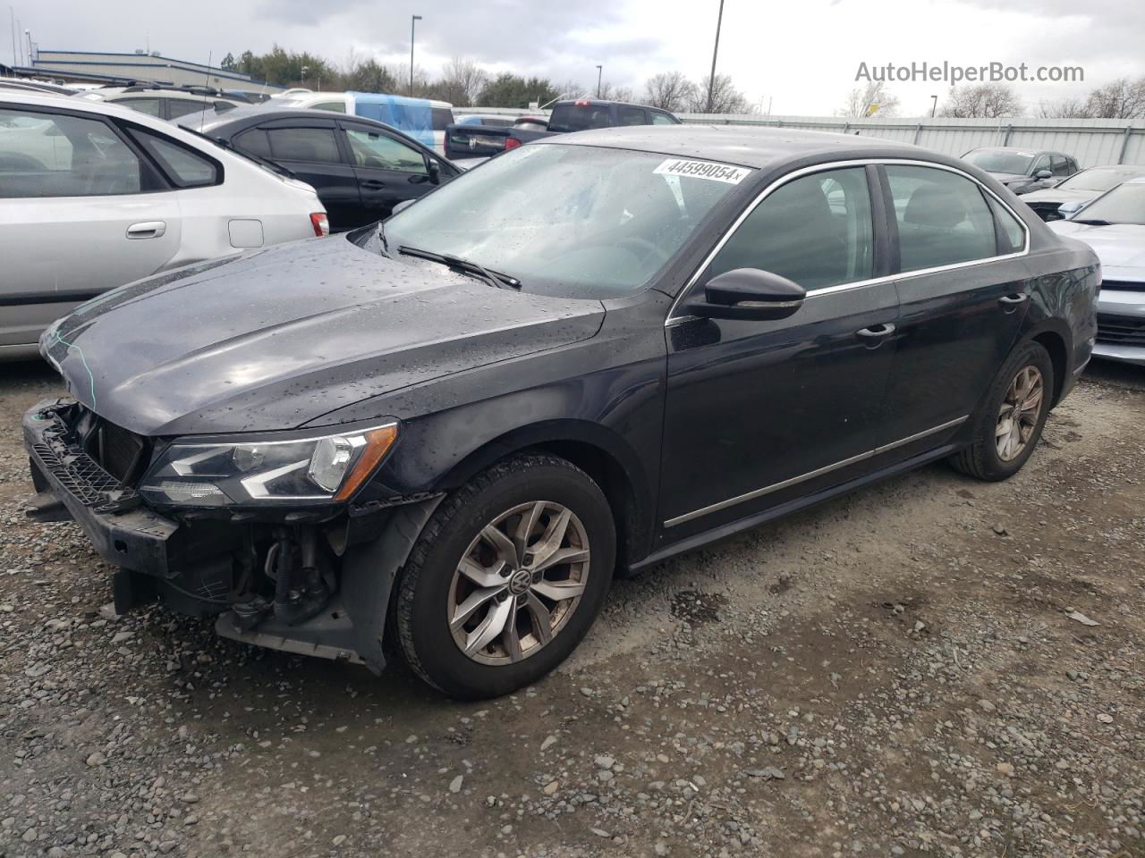 2016 Volkswagen Passat S Black vin: 1VWAT7A37GC050624