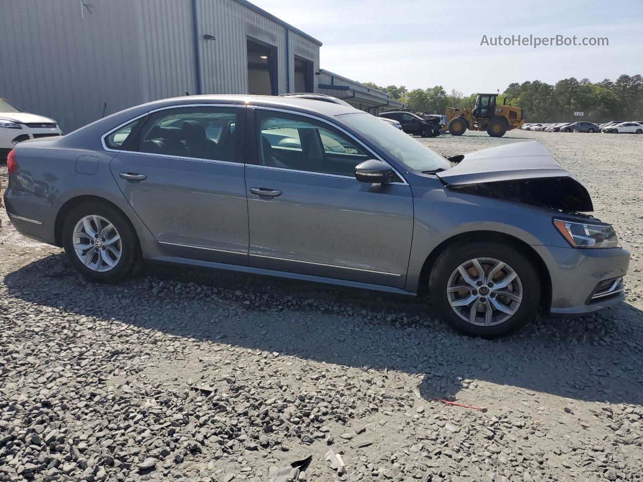 2016 Volkswagen Passat S Gray vin: 1VWAT7A37GC054401