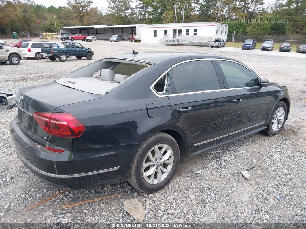 2017 Volkswagen Passat 1.8t S Черный vin: 1VWAT7A37HC008679