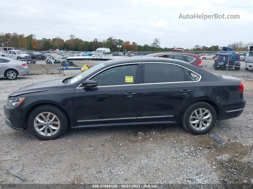 2017 Volkswagen Passat 1.8t S Черный vin: 1VWAT7A37HC008679