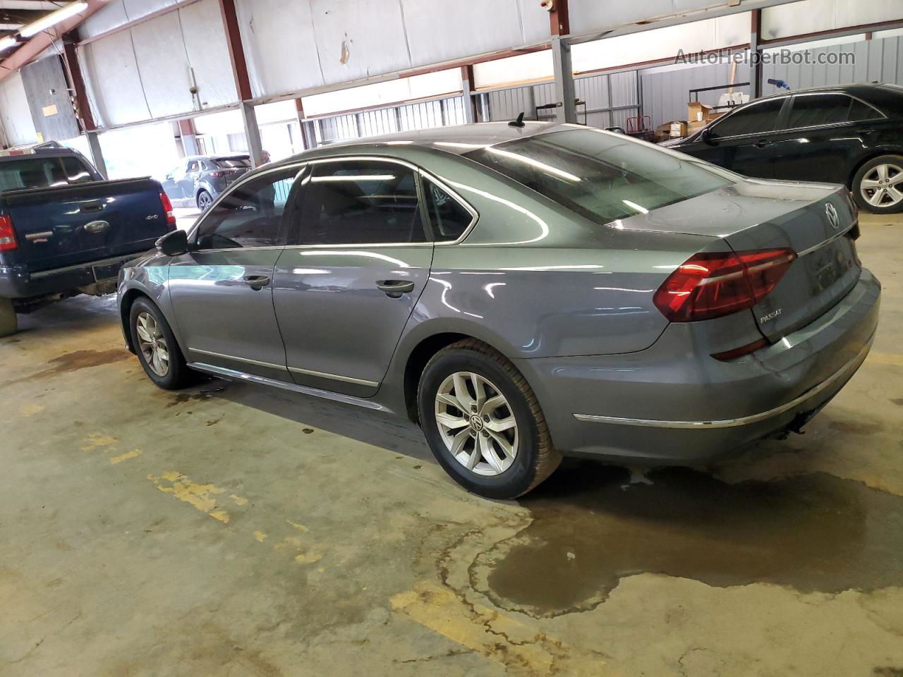 2017 Volkswagen Passat S Gray vin: 1VWAT7A37HC017222