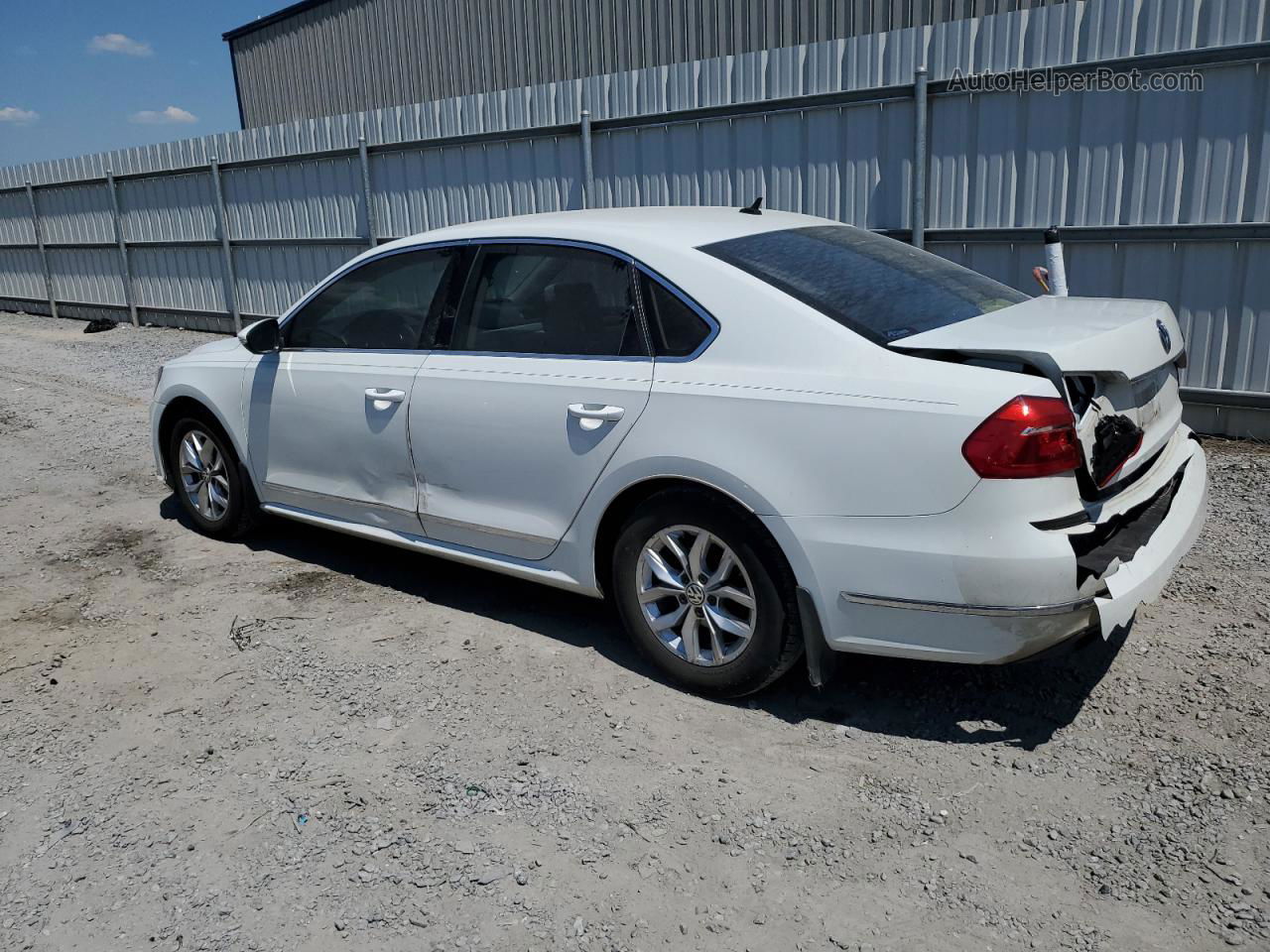 2017 Volkswagen Passat S White vin: 1VWAT7A37HC083138