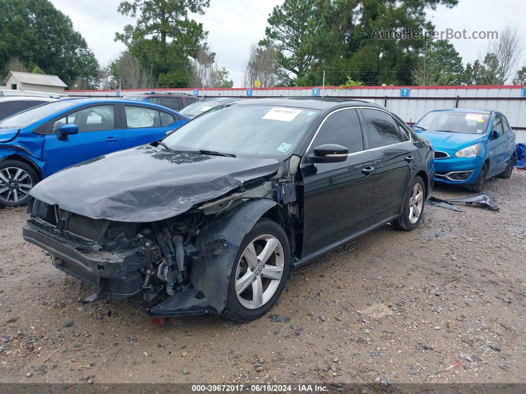 2014 Volkswagen Passat 1.8t Wolfsburg Edition Black vin: 1VWAT7A38EC038768