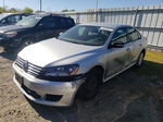 2014 Volkswagen Passat S Silver vin: 1VWAT7A38EC049320