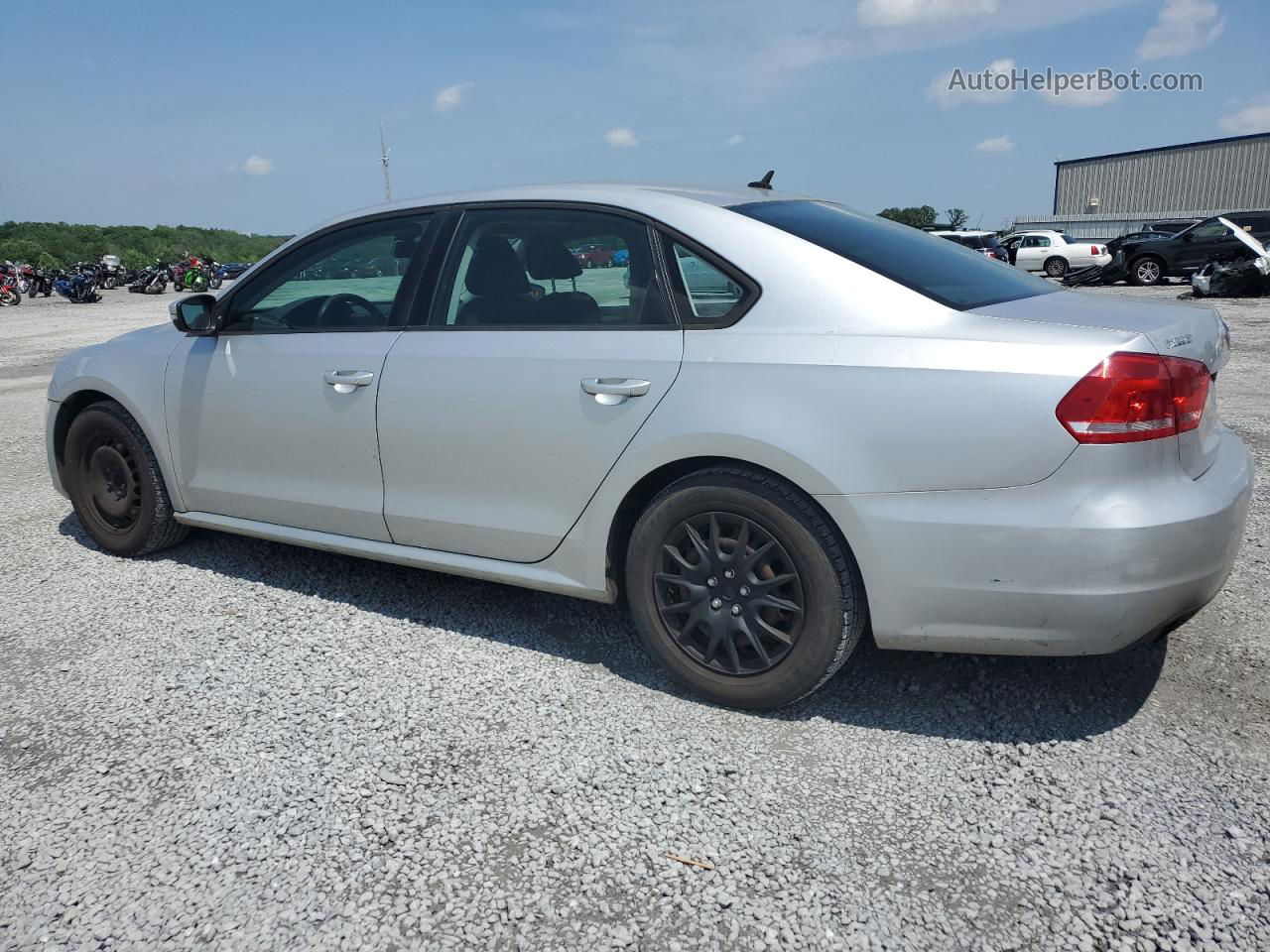 2014 Volkswagen Passat S Silver vin: 1VWAT7A38EC061077