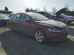 2014 Volkswagen Passat S Maroon vin: 1VWAT7A38EC063637