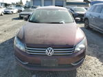 2014 Volkswagen Passat S Maroon vin: 1VWAT7A38EC063637