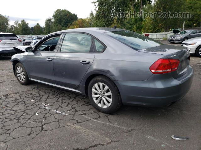 2014 Volkswagen Passat S Серый vin: 1VWAT7A38EC064738