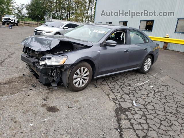 2014 Volkswagen Passat S Серый vin: 1VWAT7A38EC064738