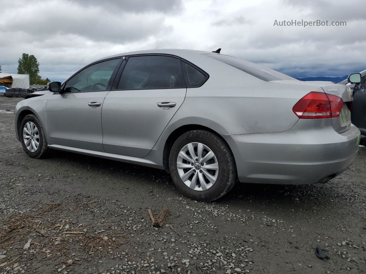 2014 Volkswagen Passat S Gray vin: 1VWAT7A38EC091602