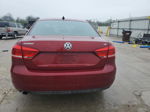 2015 Volkswagen Passat S Red vin: 1VWAT7A38FC014343