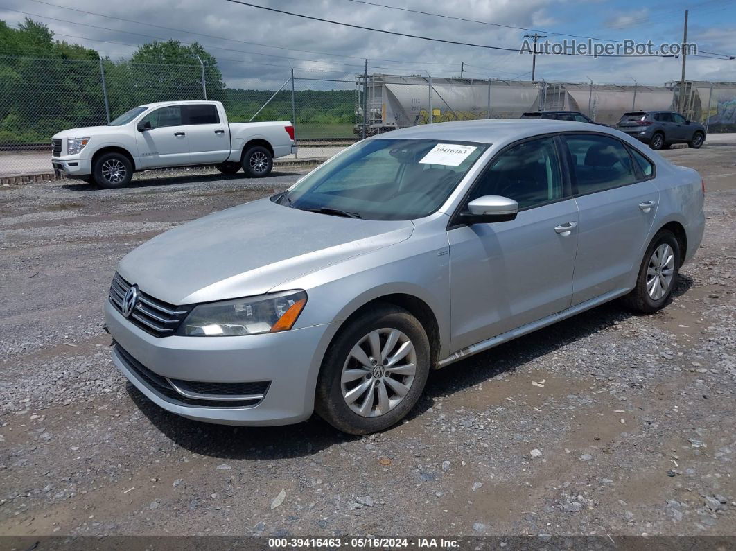 2015 Volkswagen Passat 1.8t Wolfsburg Edition Silver vin: 1VWAT7A38FC037461