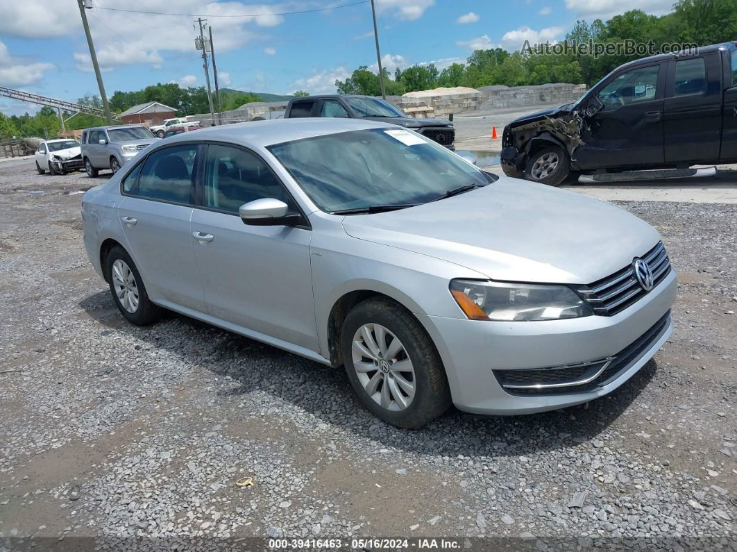 2015 Volkswagen Passat 1.8t Wolfsburg Edition Silver vin: 1VWAT7A38FC037461