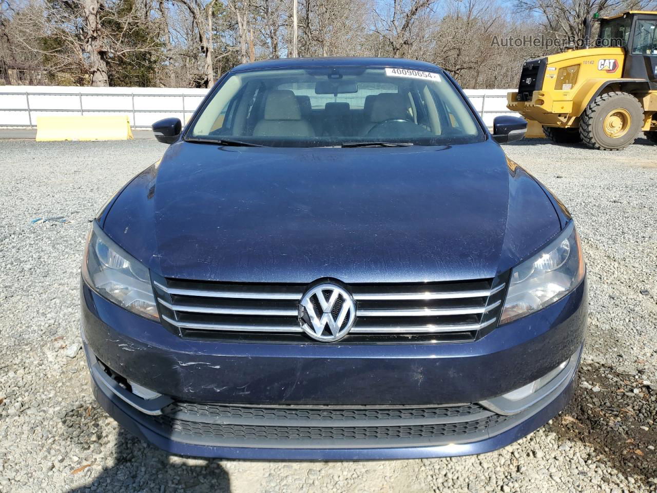 2015 Volkswagen Passat S Blue vin: 1VWAT7A38FC094811