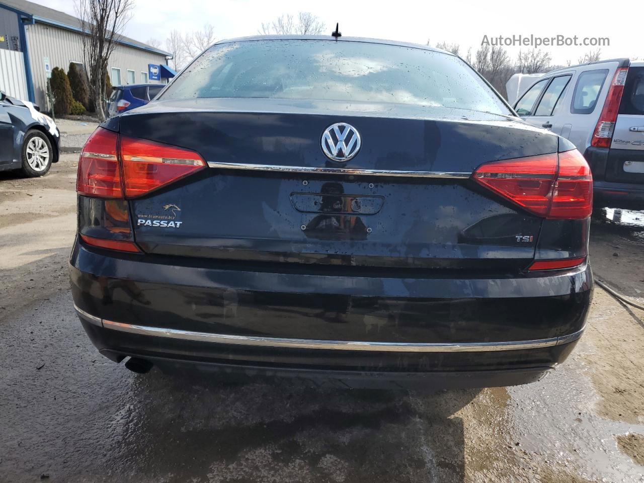 2016 Volkswagen Passat S Black vin: 1VWAT7A38GC015932