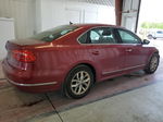 2016 Volkswagen Passat S Red vin: 1VWAT7A38GC024100