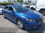 2016 Volkswagen Passat 1.8t S Blue vin: 1VWAT7A38GC032715