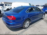 2016 Volkswagen Passat 1.8t S Blue vin: 1VWAT7A38GC032715