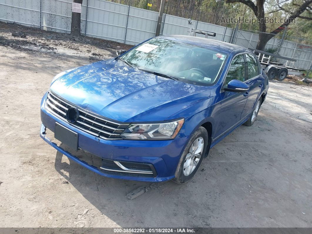 2016 Volkswagen Passat 1.8t S Синий vin: 1VWAT7A38GC039132