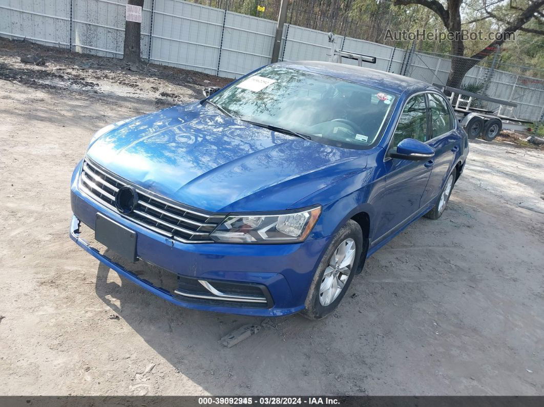 2016 Volkswagen Passat 1.8t S Blue vin: 1VWAT7A38GC039132