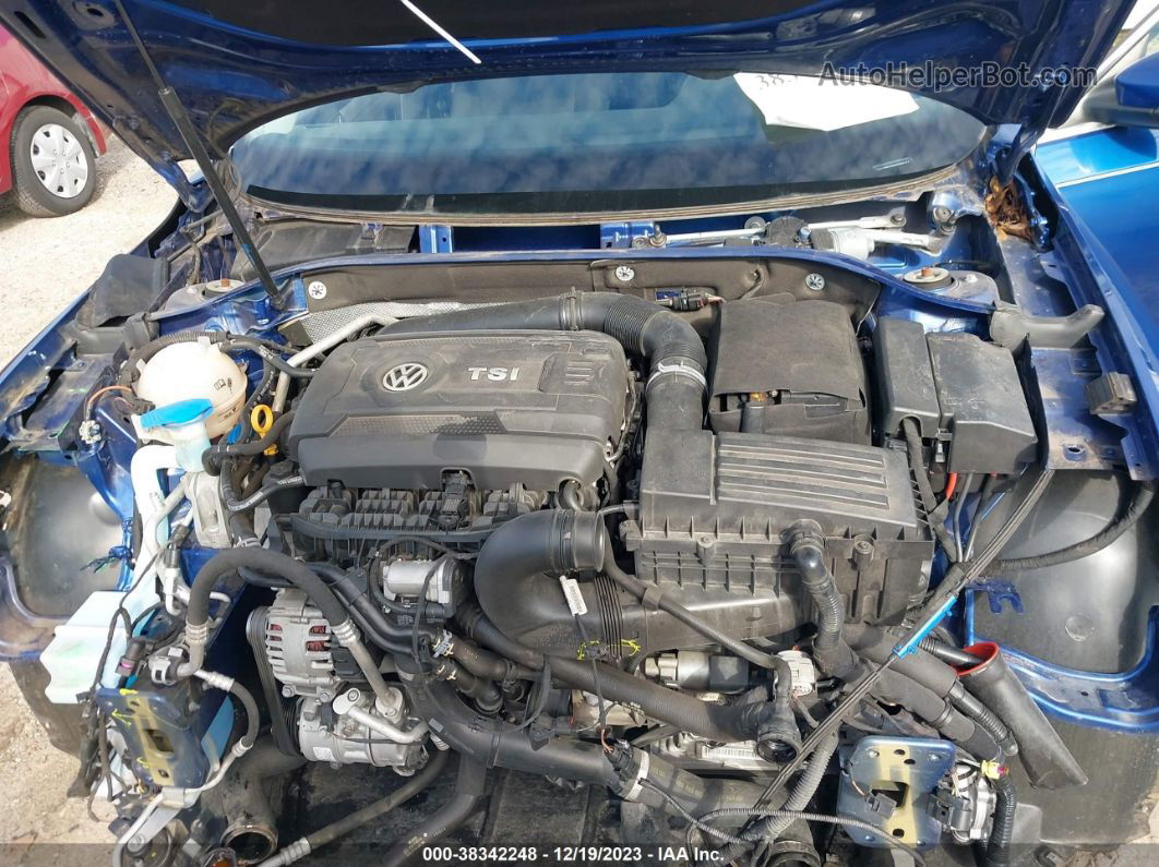 2017 Volkswagen Passat 1.8t S Синий vin: 1VWAT7A38HC037141