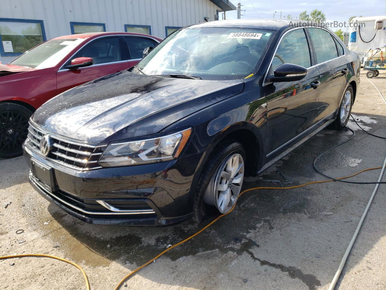 2017 Volkswagen Passat S Black vin: 1VWAT7A38HC055168