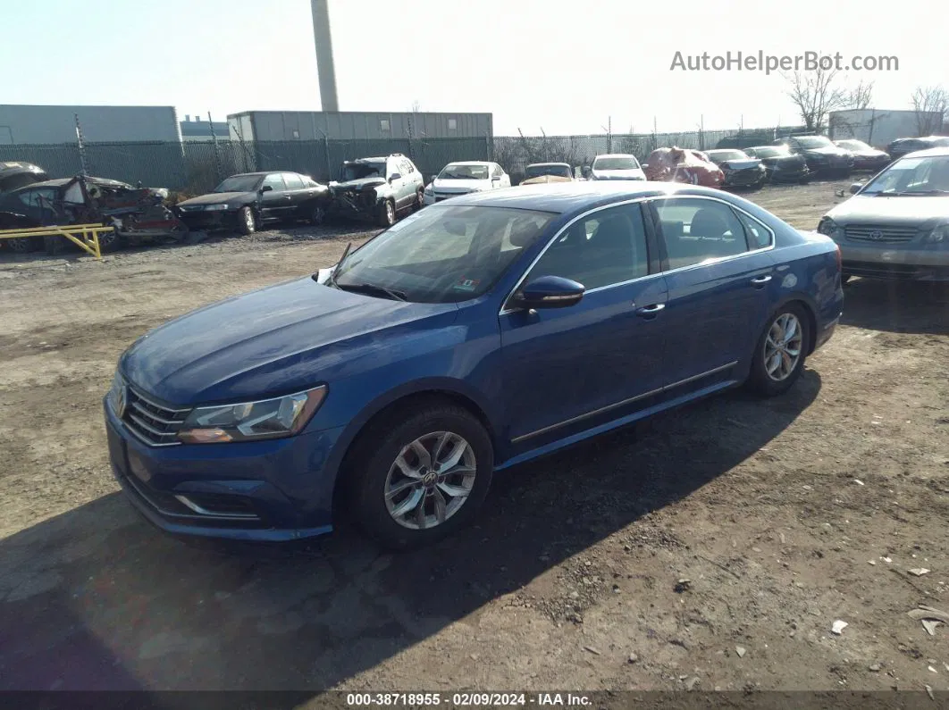 2017 Volkswagen Passat 1.8t S Blue vin: 1VWAT7A38HC067479