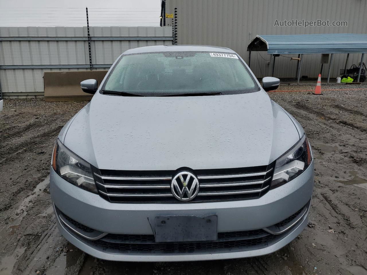 2014 Volkswagen Passat S Silver vin: 1VWAT7A39EC031442