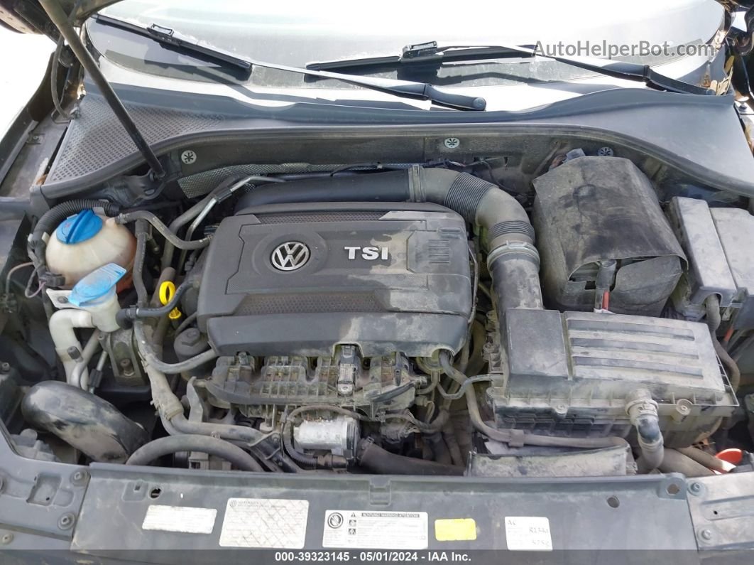 2014 Volkswagen Passat 1.8t Wolfsburg Edition Black vin: 1VWAT7A39EC073741
