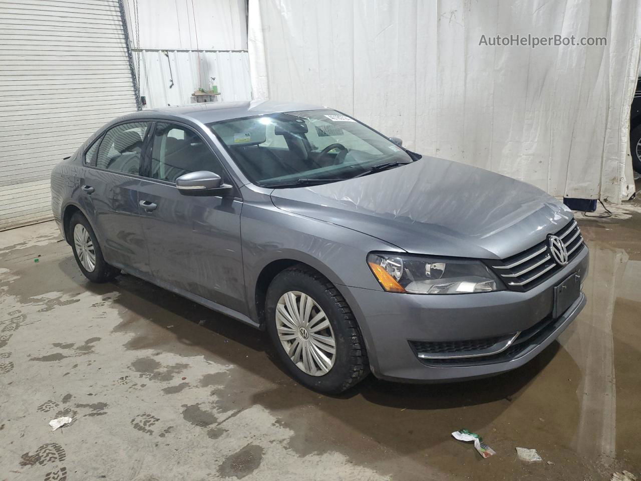 2015 Volkswagen Passat S Gray vin: 1VWAT7A39FC048100