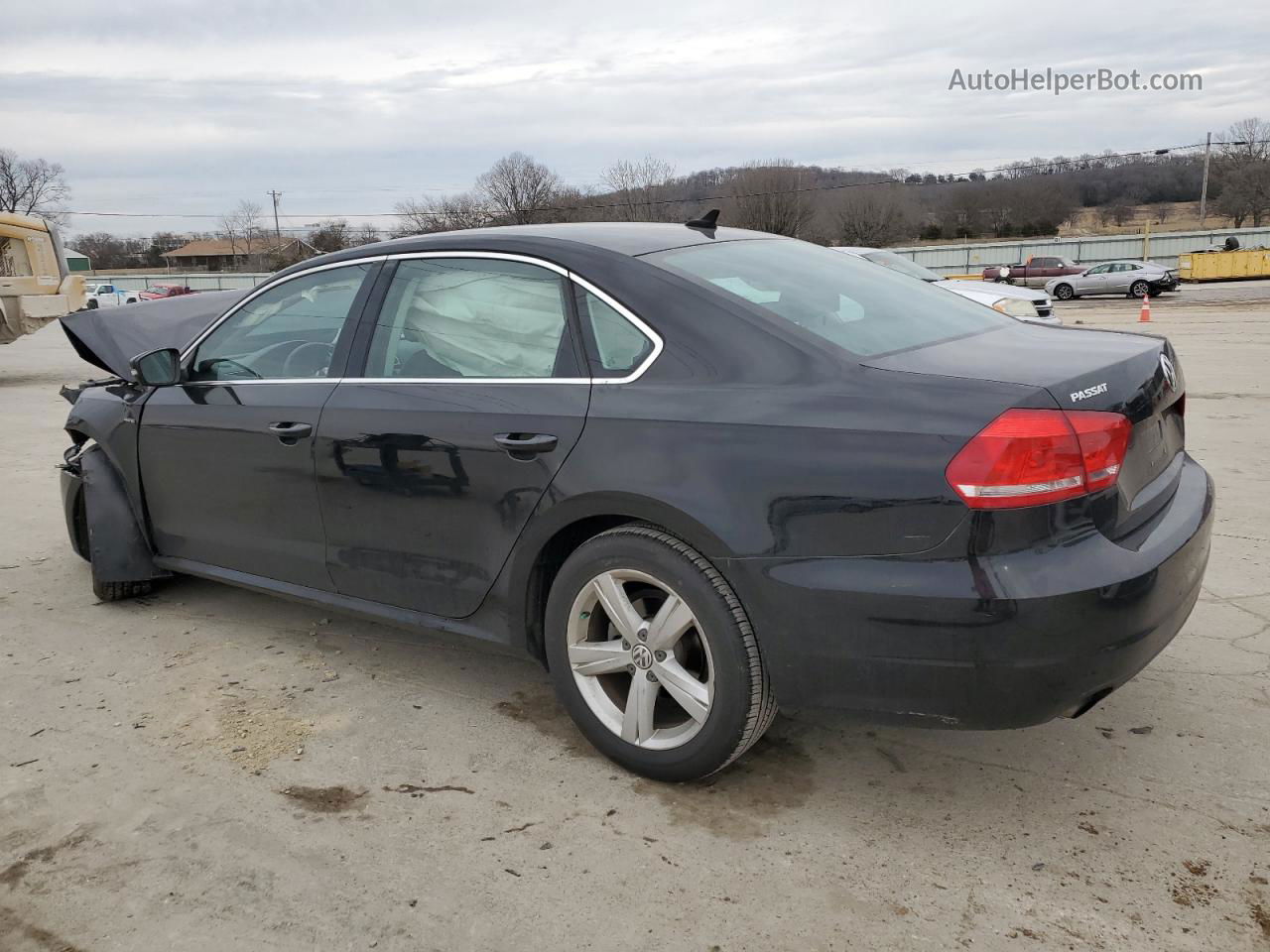 2015 Volkswagen Passat S Black vin: 1VWAT7A39FC105833