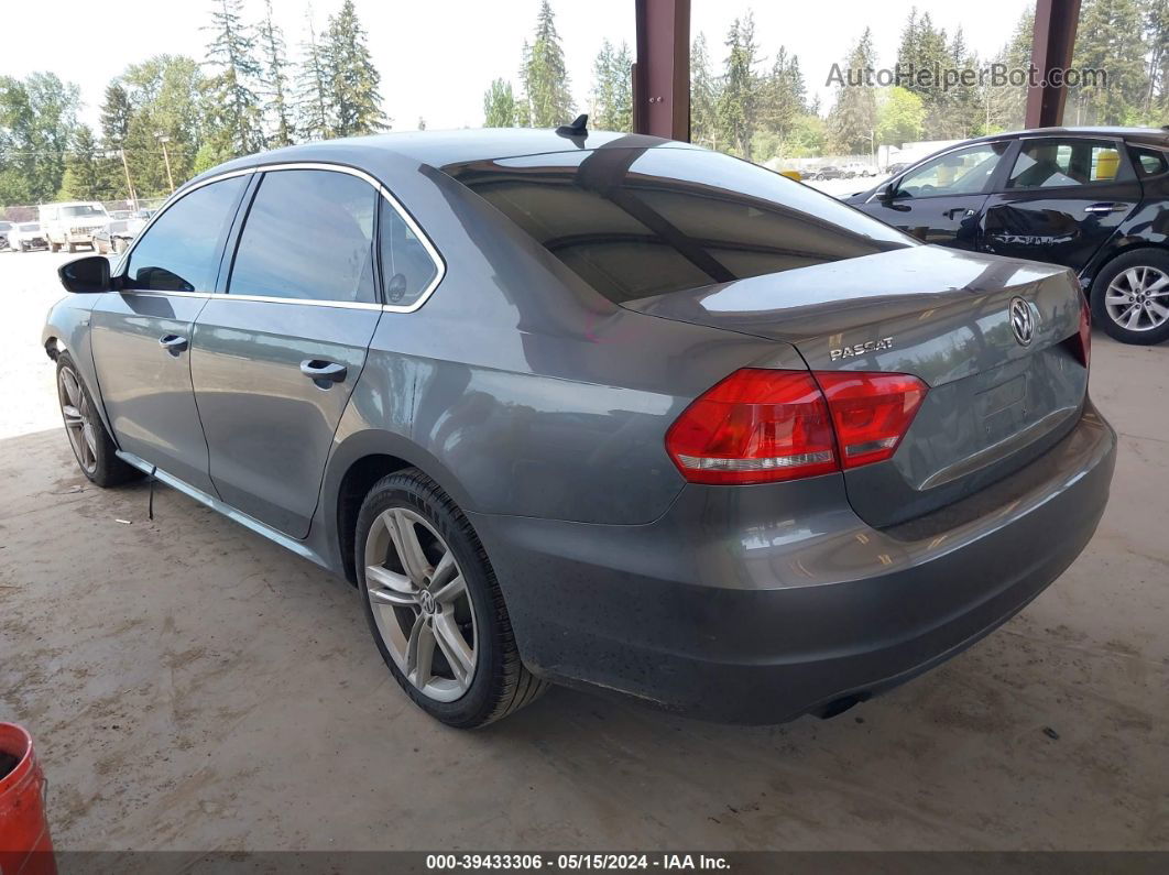 2015 Volkswagen Passat 1.8t Limited Edition Gray vin: 1VWAT7A39FC123054