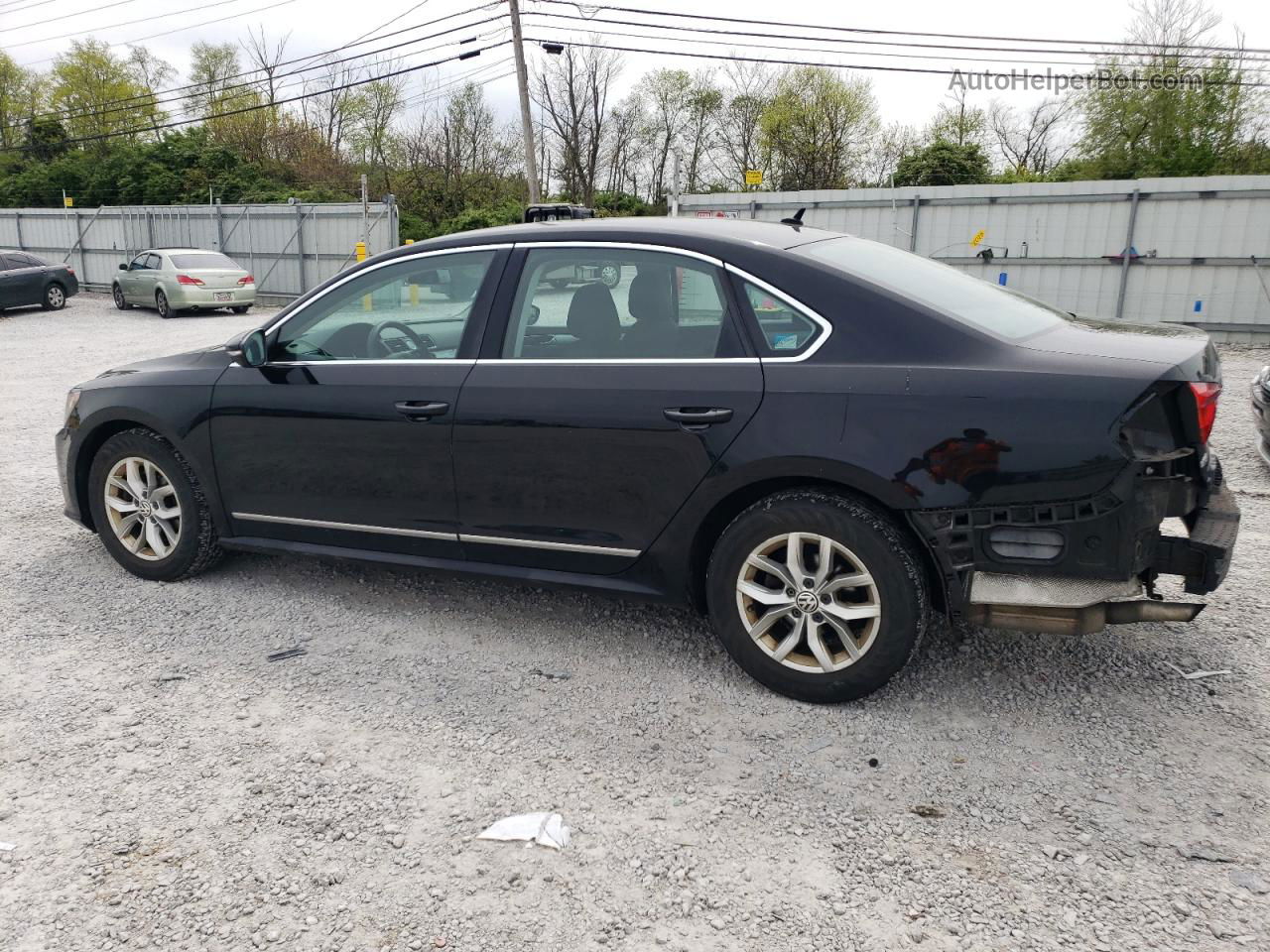 2016 Volkswagen Passat S Black vin: 1VWAT7A39GC007466